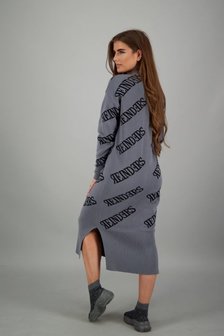 Reinders - D. Dress all over print grey