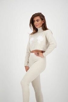 Reinders crop top turtleneck headlogo&#039;s