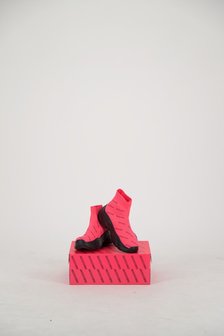 Reinders shoes all over print - pink