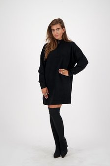 Reinders Zipper Dress Wool - Black