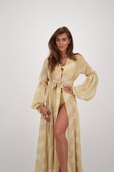 Reinders dress All over print - Creme