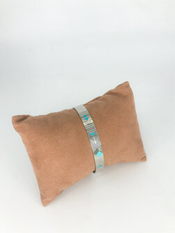 Z&auml;g - Armband - BlueStone Silver