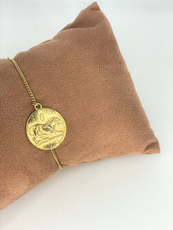 Z&auml;g - Armband - LionCoin Gold
