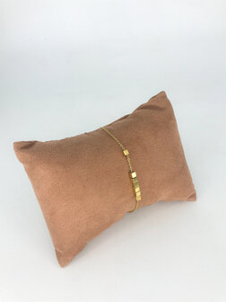 Z&auml;g - Armband - GoldCubes