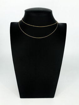Z&auml;g - ketting - GoldGreen