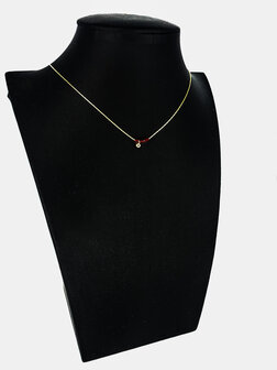 Z&auml;g - ketting - GoldBlack Stone