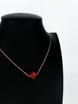 Z&auml;g - ketting - RedFlower Stone