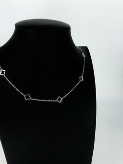 Z&auml;g - ketting -  SilverFlowers