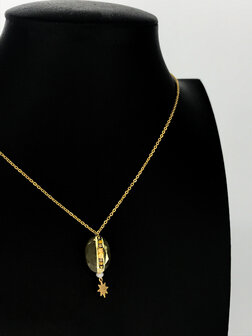 Z&auml;g - ketting - GreenStone GoldStar