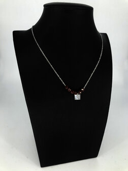 Z&auml;g - ketting - BlackSpheres