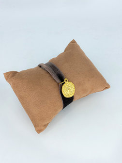 Z&auml;g - Armband - BrownFabric Bracelet