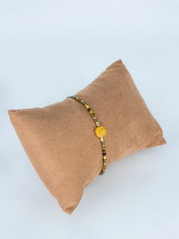 Z&auml;g - Armband - Orange Stone