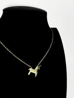 Z&auml;g - ketting - Golden Unicorn