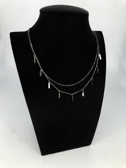 Z&auml;g - ketting - Dubble SilverBars