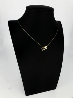 Z&auml;g - ketting - Dubble GoldenStars