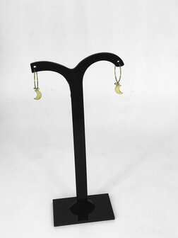 Z&auml;g - oorbellen - Golden Crescent