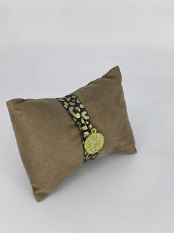 Z&auml;g - Armband - Panterprint Golden Coin