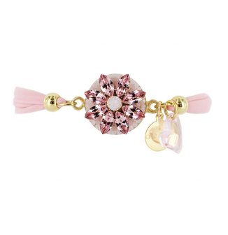 Bracelet Flower Poppy Pink