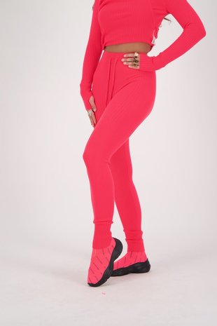 Reinders twin set pants pink
