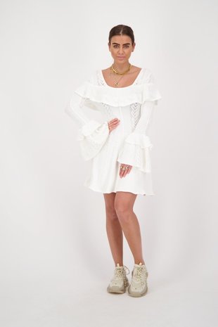 Reinders Josephine ruffle dress