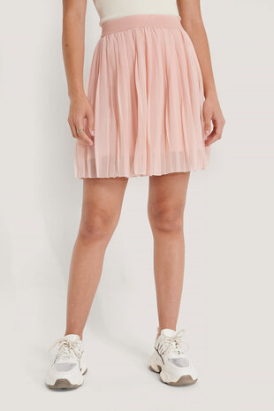 NA-KD - Mini Pleated Skirt pink