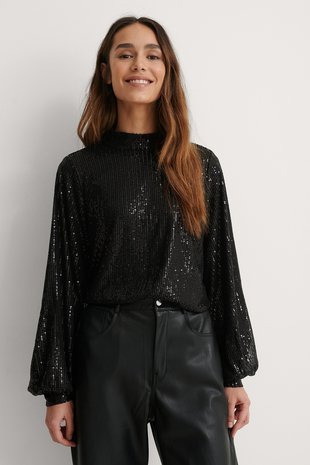 NA-KD - Sequin Blouse