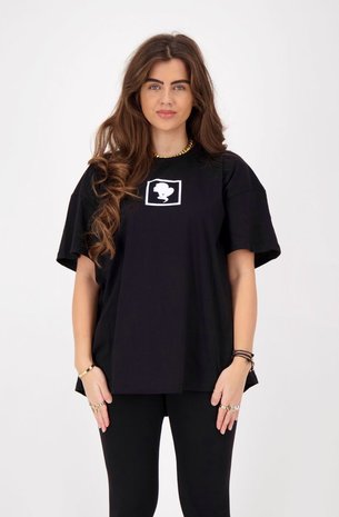 Reinders Headlogo square t-shirt oversized - Black