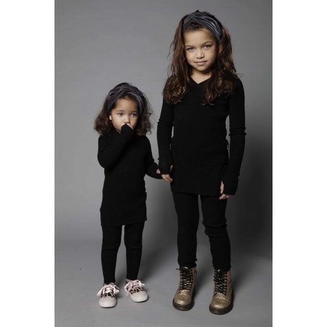 Reinders kids twin set sweater black